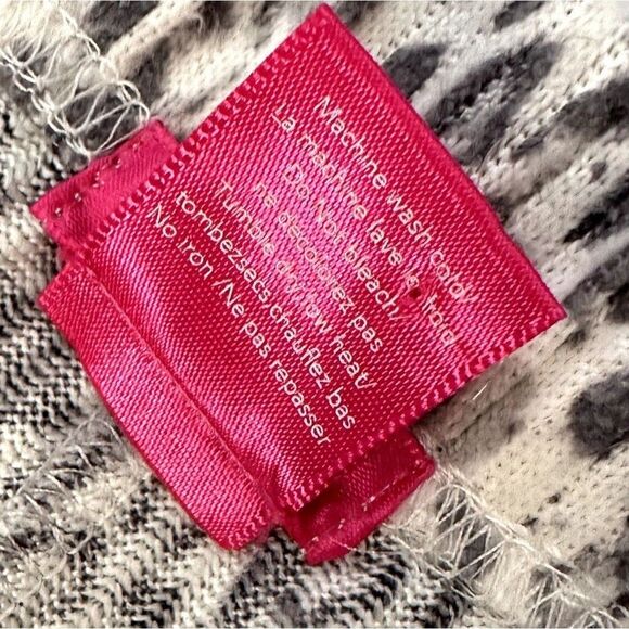 Isaac Mizrahi Pajama Lounge Pants Animal Print Ribbed Knit M - Picture 5 of 5